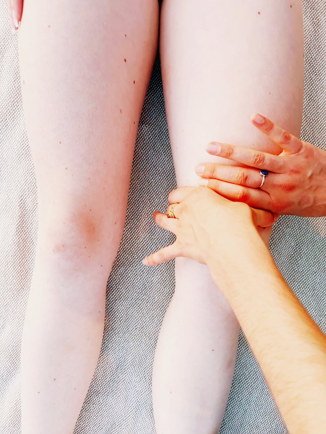 Massage balinais des jambes